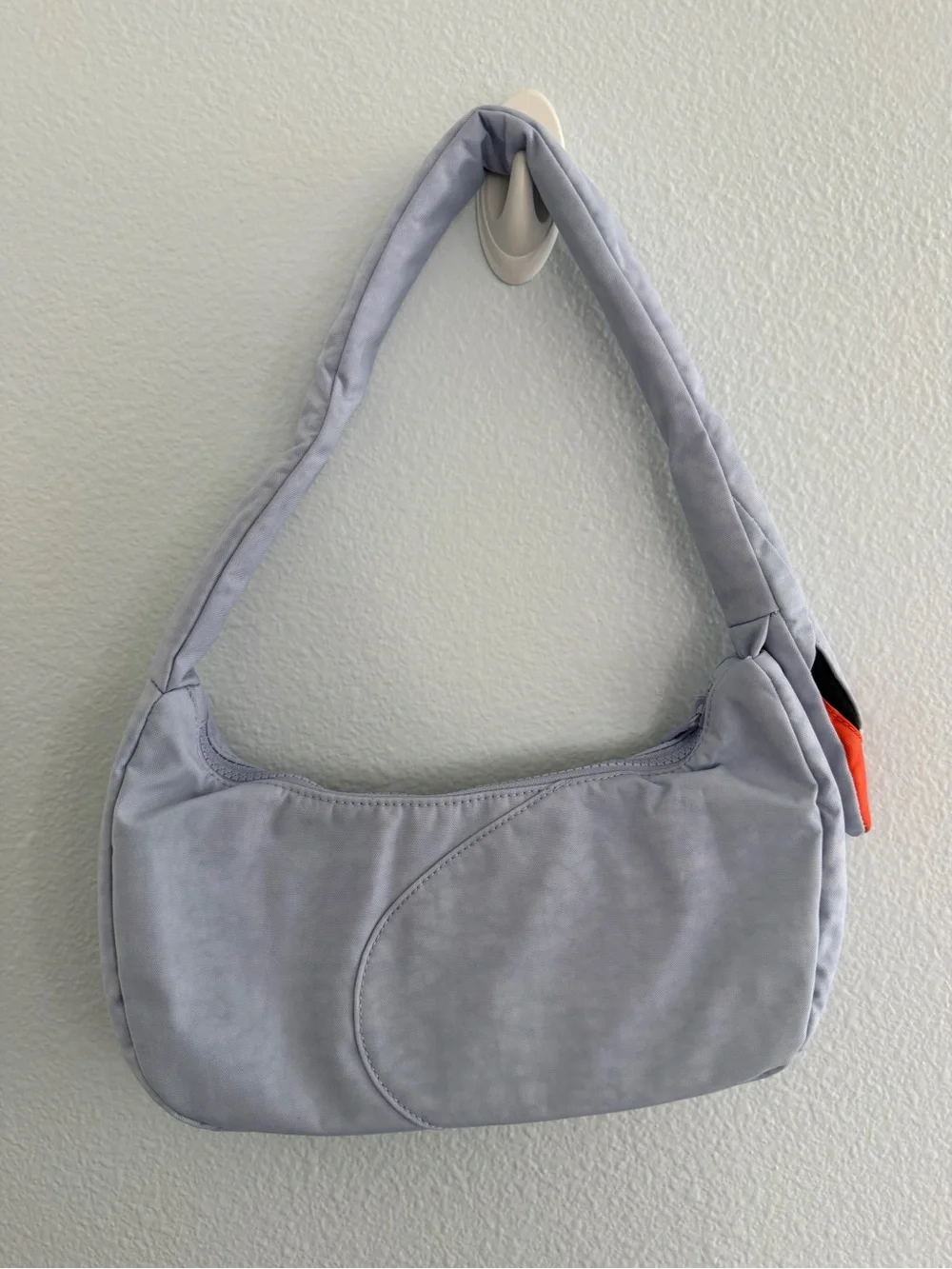 NWT BAGGU Swan Shoulder Bag in Lavender Grey - Picture 2 of 5